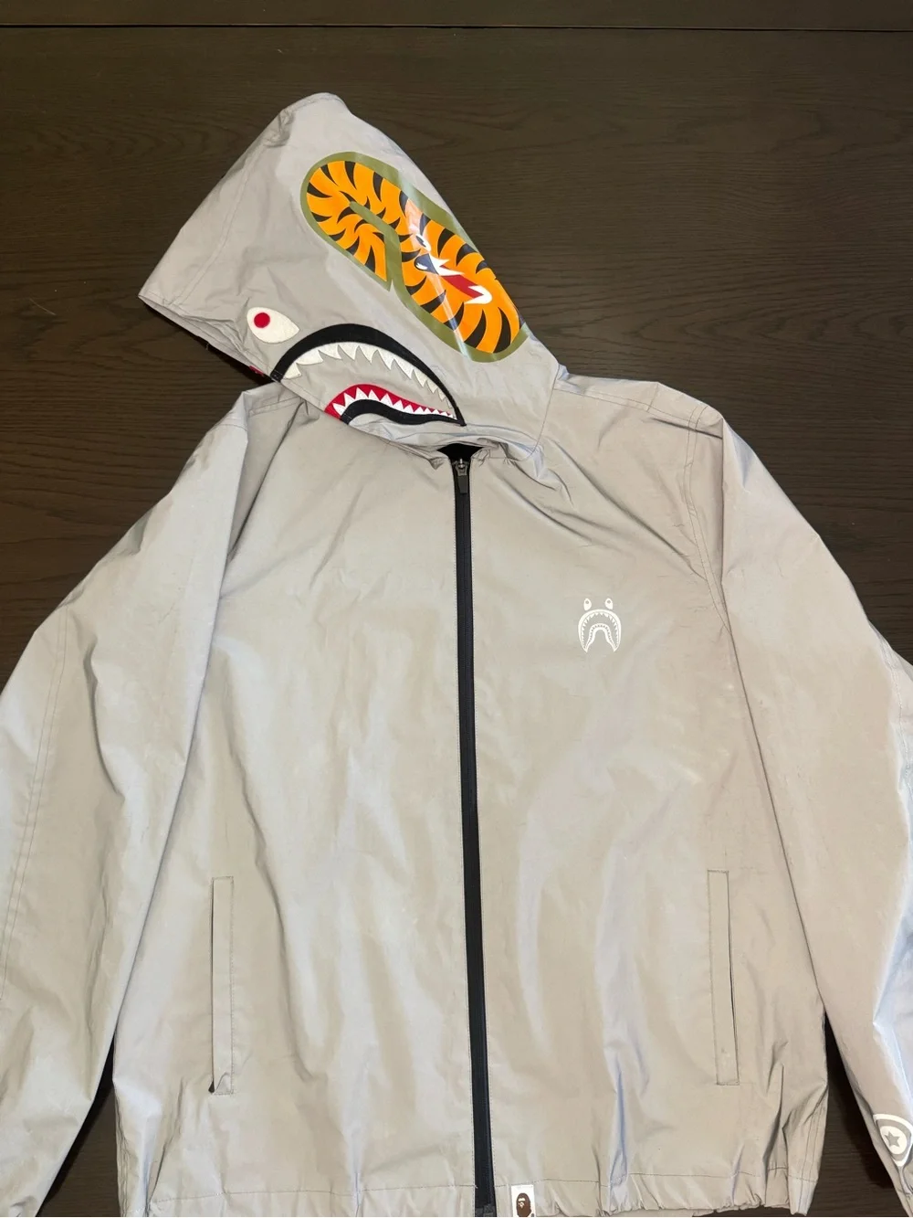 A BATHING APE | BAPE 3M REFLECTIVE JACKET - MEDIUM